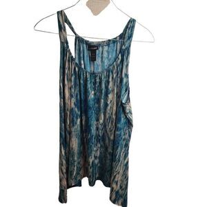 Lane Bryant Marbled Abstract Tank Top Size 26/28